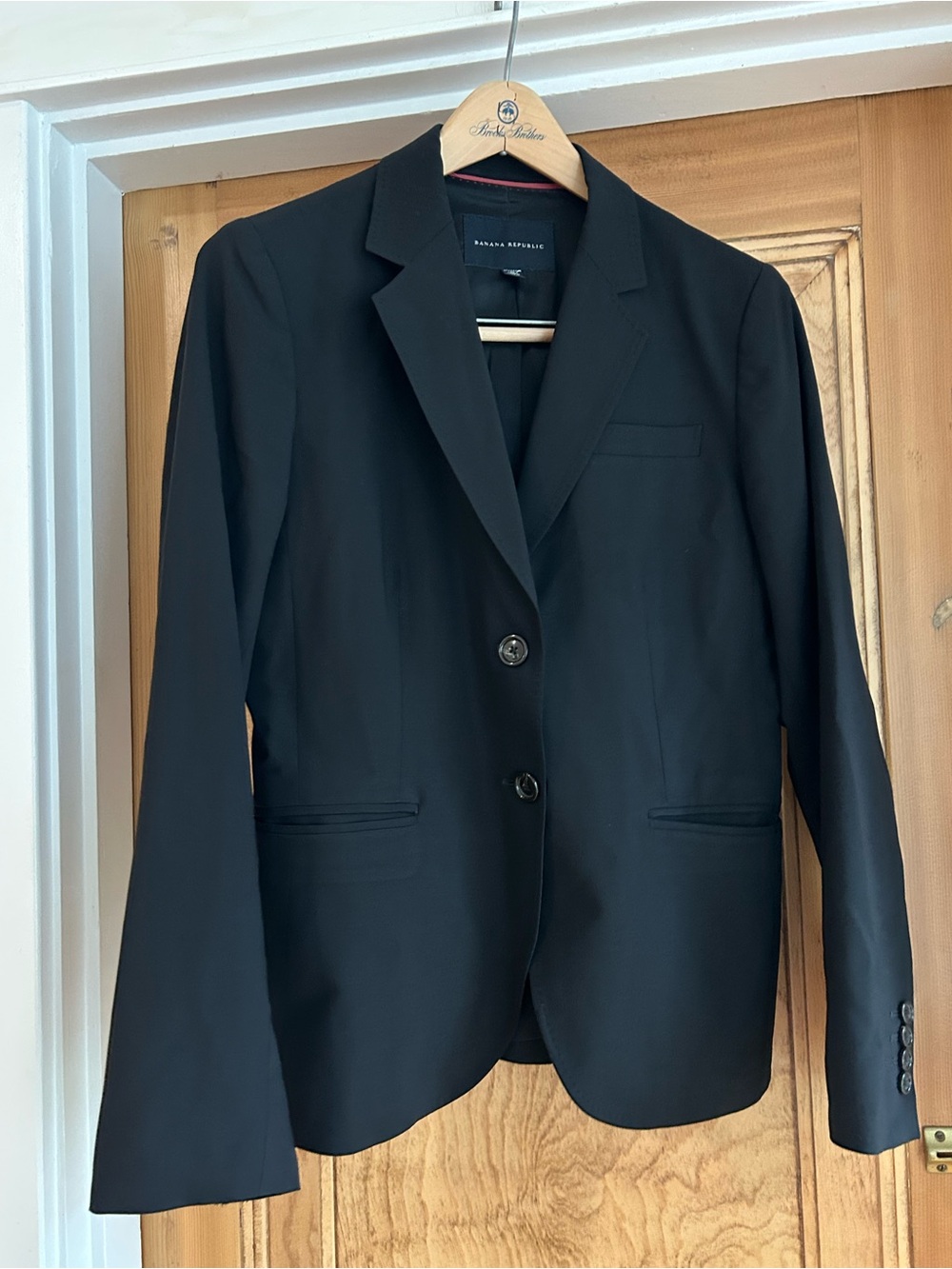 Banana Republic Black Women's Two-Button Blazer